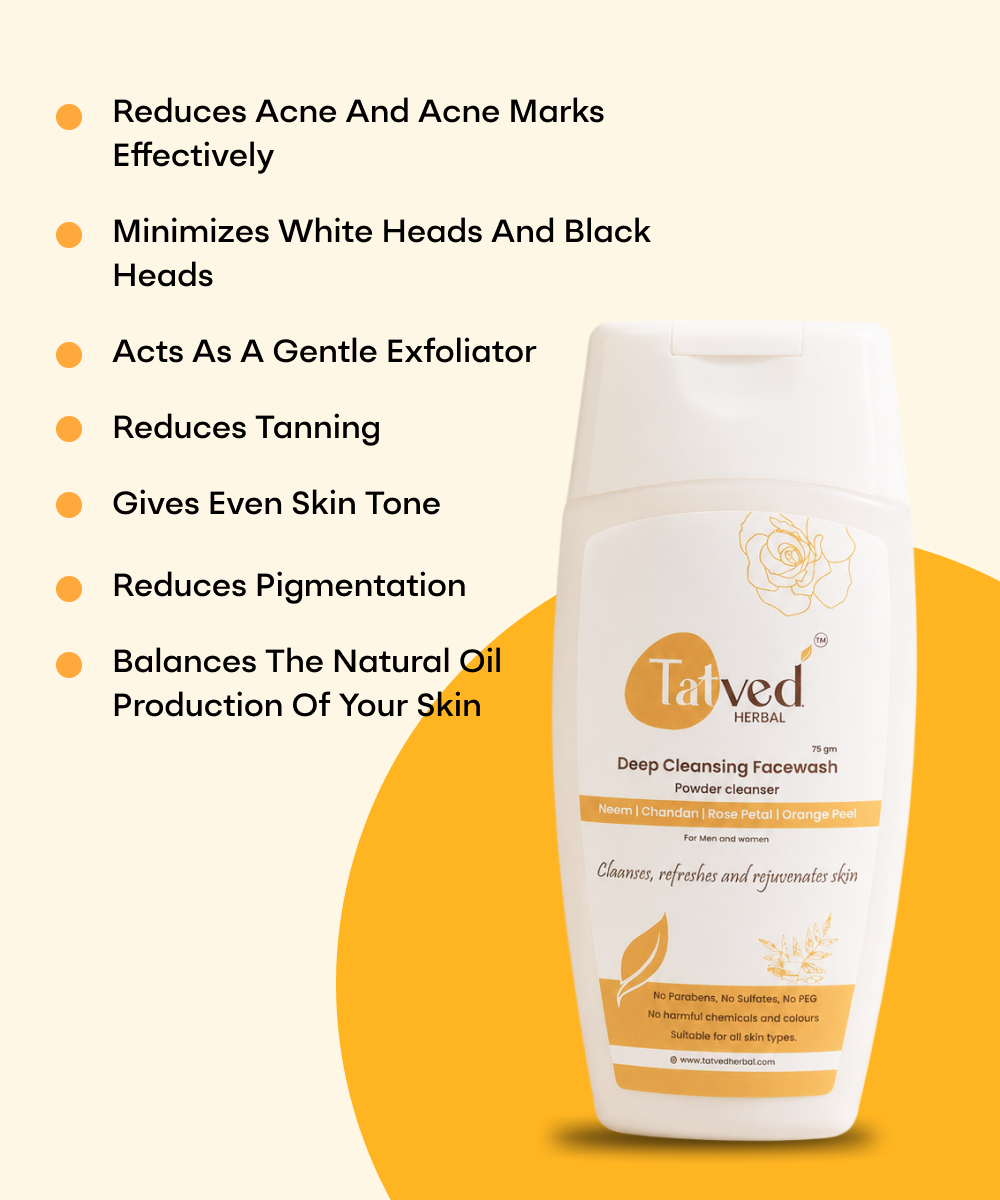 Deep Cleansing Facewash By Tatved Herbal
