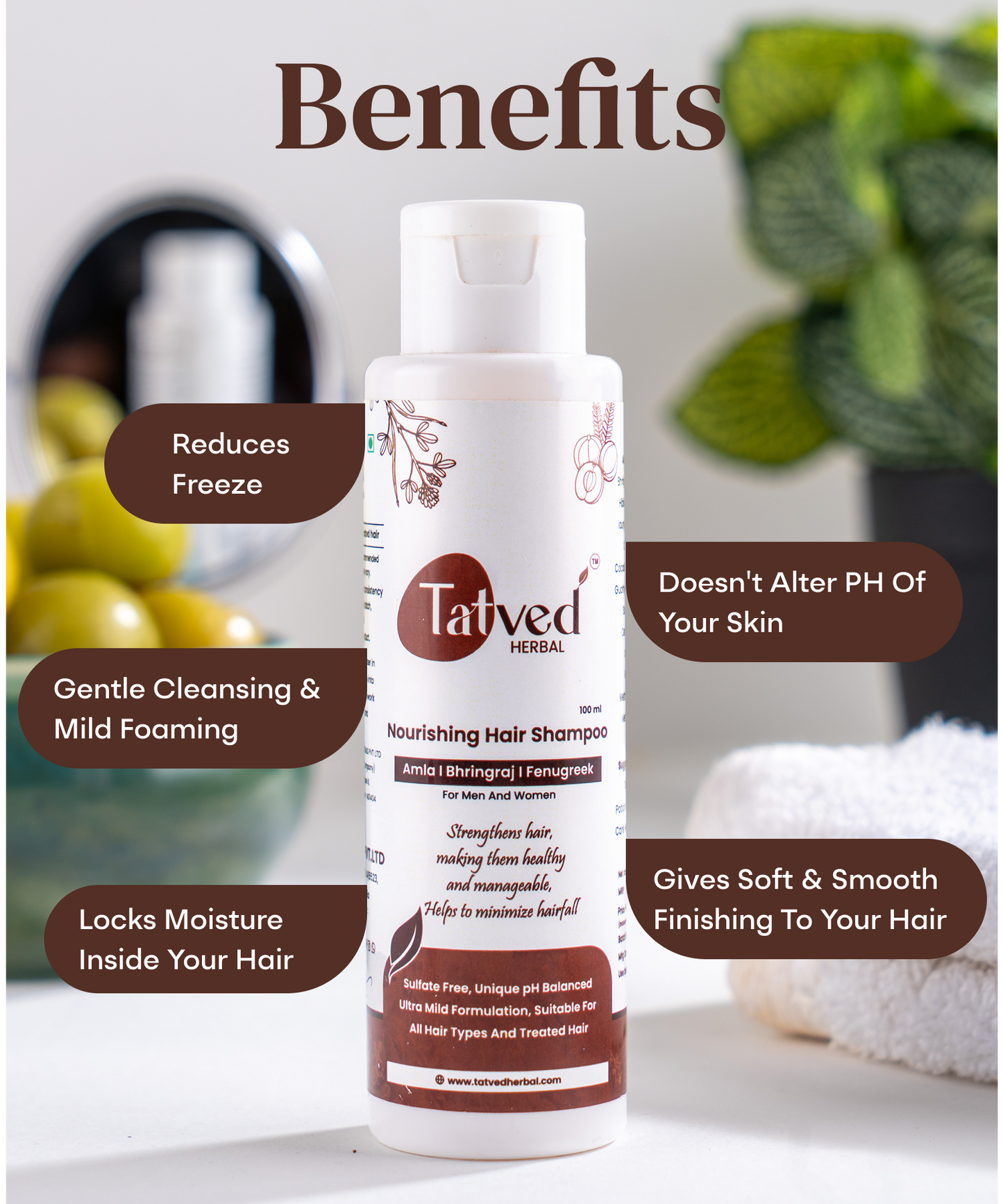 Nourishing Shampoo By Tatved Herbal