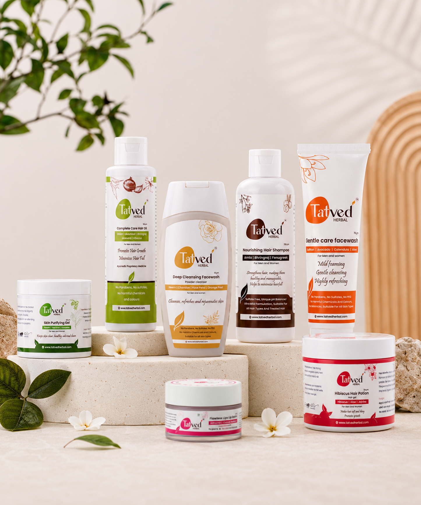 Skin Care and Hair Care Kit By Tatved Herbal