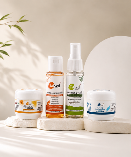 Sample kit for Dry to Normal skin by Tatved Herbal