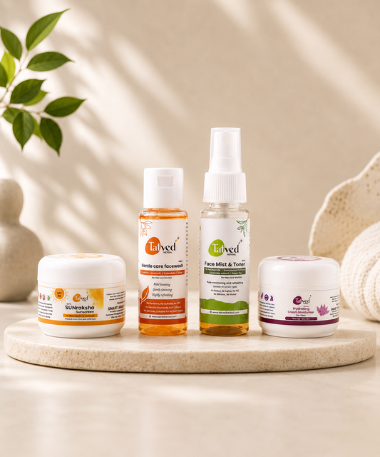 Sample kit for Oily to combination skin by Tatved Herbal
