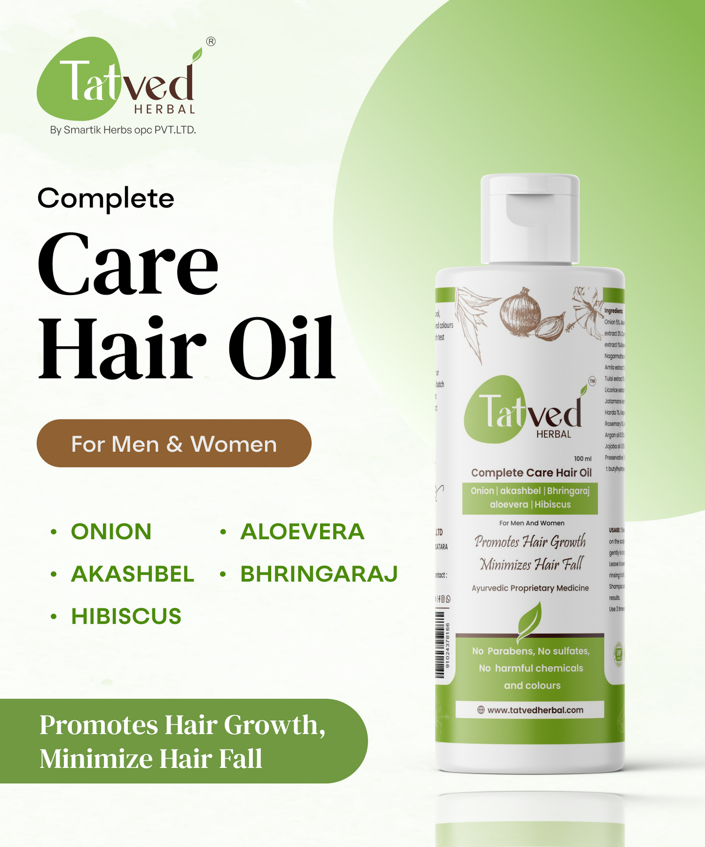 Complete Care Hair Oil By Tatved Herbal