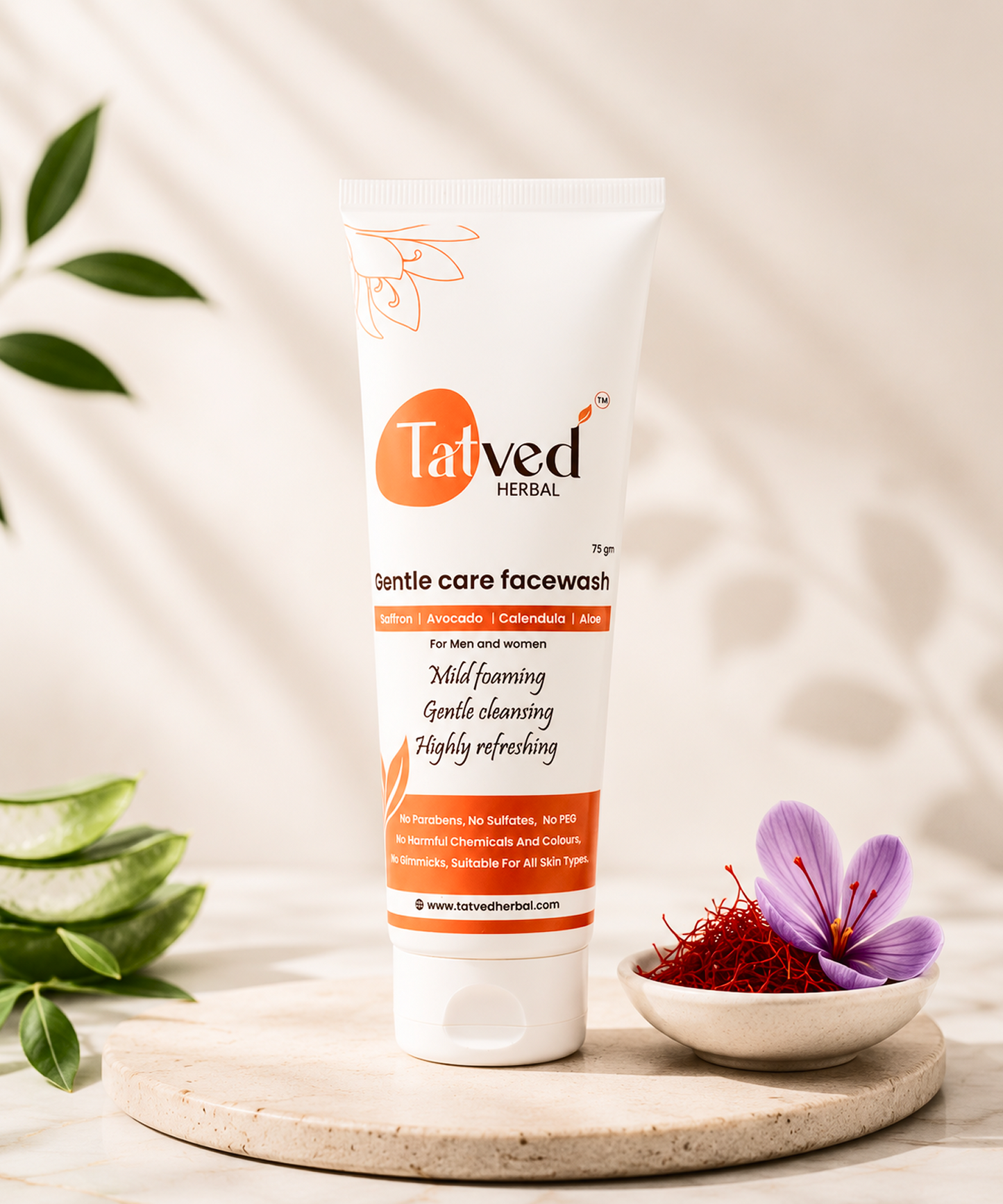 Gentle Care Facewash By Tatved Herbal