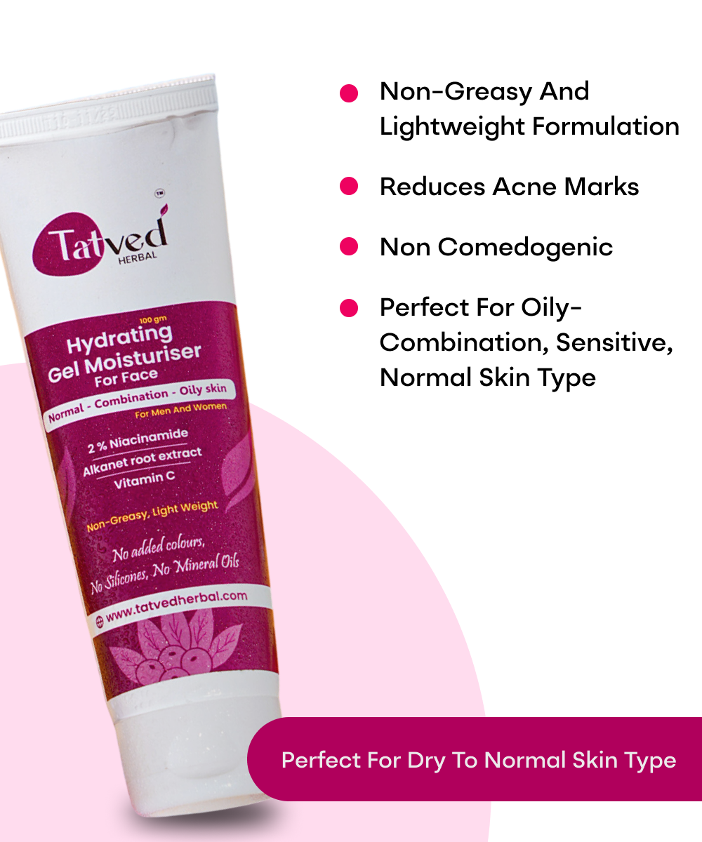 Hydrating Gel Moisturiser by Tatved Herbal
