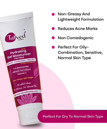 Hydrating Gel Moisturiser by Tatved Herbal
