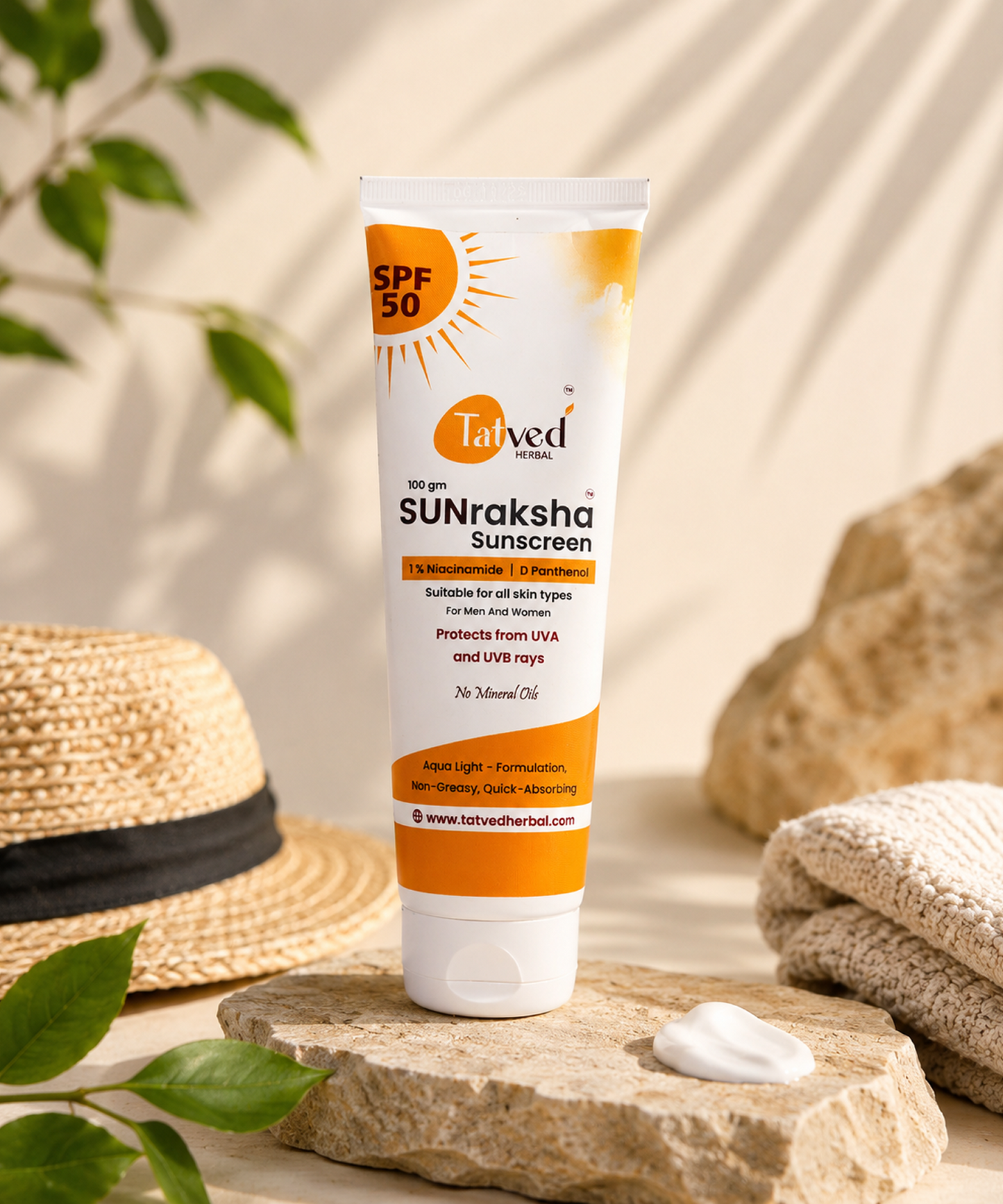 SUNraksha Sunscreen by Tatved Herbal