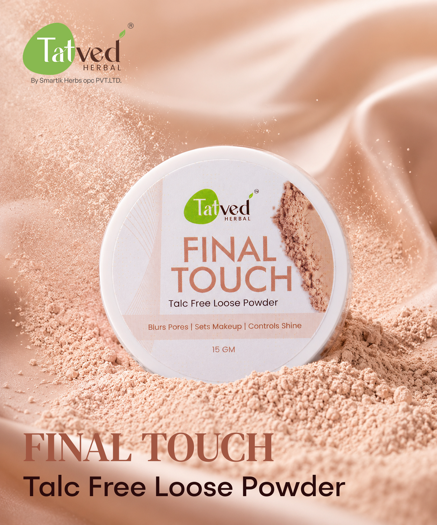 Final Touch - Talc Free Loose powder by Tatved herbal
