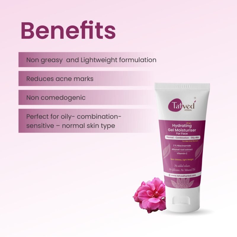 Hydrating Gel Moisturizer by Tatved Herbal - Image 3