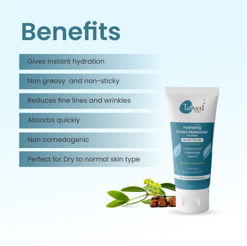 Hydrating Cream Moisturiser by Tatved Herbal - Image 4