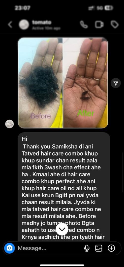 Customer Review Hair Product