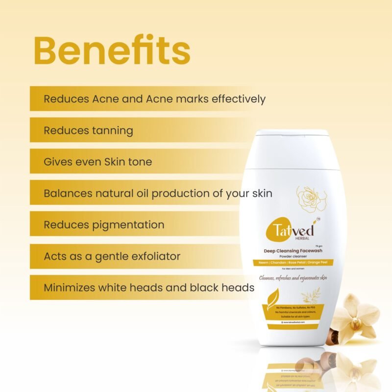 Deep Cleansing Facewash By Tatved Herbal - Image 4