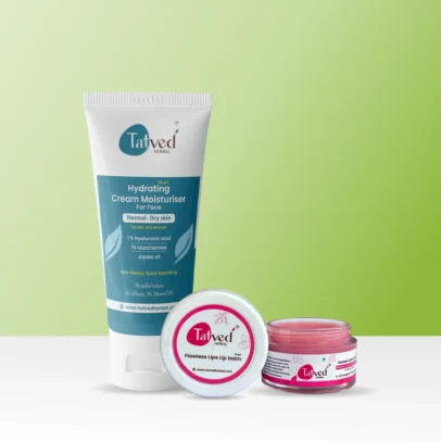 Lipbalm and cream moisturiser